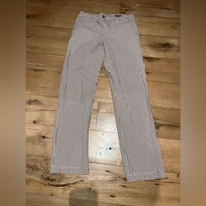 Polo Ralph Lauren boys size 16 brown seersucker pants